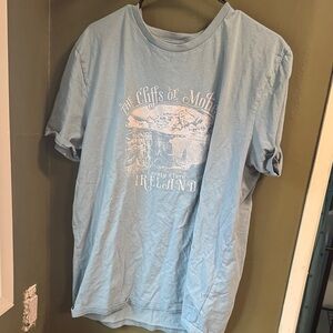 Light Blue Graphic T-Shirt